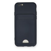 Newface iPhone 6 Kılıf Kelvin Kartvizitli Silikon - Lacivert