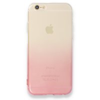 Newface iPhone 6 Kılıf Lüx Çift Renkli Silikon - Pembe