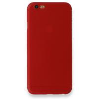Newface iPhone 6 Kılıf PP Ultra İnce Kapak - Kırmızı