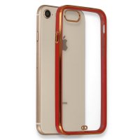 Newface iPhone SE 2020 Kılıf Liva Silikon - Kırmızı