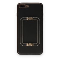 Newface iPhone 7 Plus Kılıf Coco Elit Kapak - Siyah