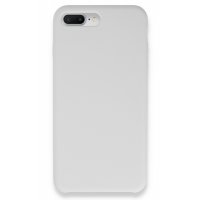Newface iPhone 8 Plus Kılıf Lansman Legant Silikon - Beyaz