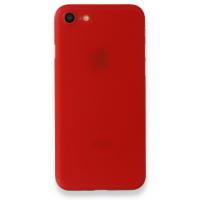Newface iPhone SE 2020 Kılıf PP Ultra İnce Kapak - Kırmızı
