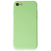 Newface iPhone 8 Kılıf First Silikon - Açık Yeşil