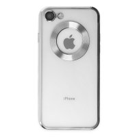 Newface iPhone 8 Kılıf Slot Silikon - Gümüş