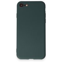 Newface iPhone SE 2020 Kılıf First Silikon - Koyu Yeşil