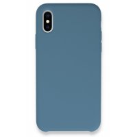 Newface iPhone XS Kılıf Lansman Legant Silikon - Açık Mavi