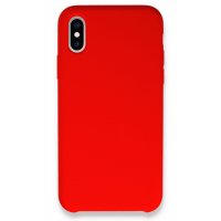 Newface iPhone XS Kılıf Lansman Legant Silikon - Kırmızı