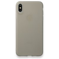 Newface iPhone XS Max Kılıf Hopi Silikon - Füme