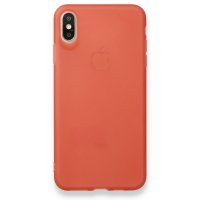 Newface iPhone XS Kılıf Hopi Silikon - Kırmızı