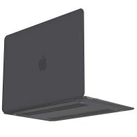 Newface Macbook Pro 13 2020 Macbook Buzlu Kapak - Füme