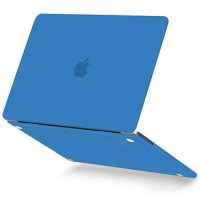Newface Macbook Pro 14.2 2021 Macbook Buzlu Kapak - Mavi