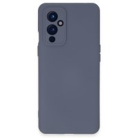 Newface One Plus 9 Kılıf Nano içi Kadife Silikon - Gri