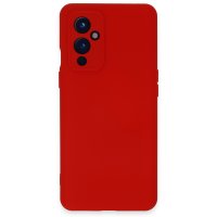 Newface One Plus 9 Kılıf Nano içi Kadife Silikon - Kırmızı
