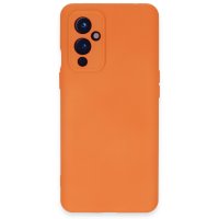 Newface One Plus 9 Kılıf Nano içi Kadife Silikon - Turuncu