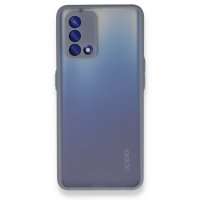 Newface Oppo A74 4G Kılıf Montreal Silikon Kapak - Gri