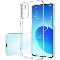 Newface Oppo Reno 6 Kılıf Lüx Şeffaf Silikon