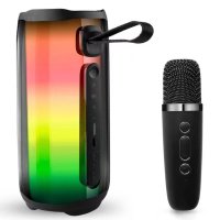 Newface Pluse 5 Mikrofonlu RGB Kablosuz Hoparlör - Siyah