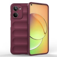 Newface Realme 10 4G Kılıf Optimum Silikon - Bordo