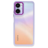 Newface Realme 10 Pro 5G Kılıf Dora Kapak - Lila