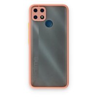 Newface Realme C25s Kılıf Montreal Silikon Kapak - Pembe