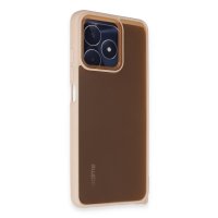 Newface Realme C53 Kılıf Elegant Kapak - Pudra