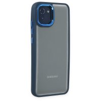 Newface Samsung Galaxy A03 Kılıf Dora Kapak - Mavi