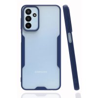 Newface Samsung Galaxy A04S Kılıf Platin Silikon - Lacivert