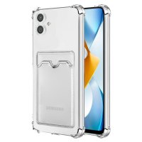 Newface Samsung Galaxy A05 Kılıf Kart Şeffaf Silikon - Şeffaf