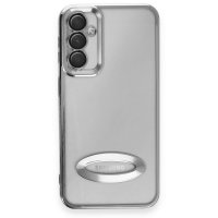 Newface Samsung Galaxy A24 4G Kılıf Slot Silikon - Gümüş
