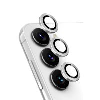 Newface Samsung Galaxy A25 5G Valdez Metal Kamera Lens - Gümüş