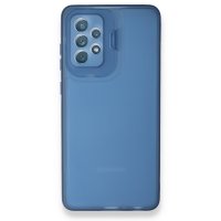 Newface Samsung Galaxy A32 Kılıf Jumbo Silikon - Mavi