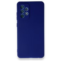 Newface Samsung Galaxy A52 Kılıf First Silikon - Mavi