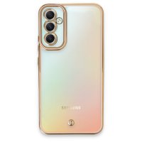 Newface Samsung Galaxy A54 5G Kılıf Liva Lens Silikon - Pudra