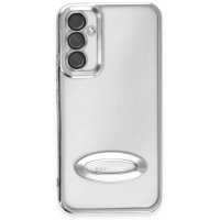 Newface Samsung Galaxy A54 5G Kılıf Slot Silikon - Gümüş