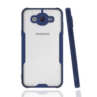 Newface Samsung Galaxy J7 Kılıf Platin Silikon - Lacivert