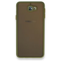 Newface Samsung Galaxy J7 Prime Kılıf Montreal Silikon Kapak - Açık Yeşil