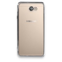 Newface Samsung Galaxy J7 Prime Kılıf Razer Lensli Silikon - Gümüş
