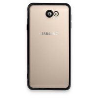 Newface Samsung Galaxy J7 Prime Kılıf Razer Lensli Silikon - Siyah