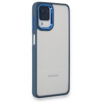 Newface Samsung Galaxy M12 Kılıf Dora Kapak - Mavi