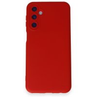 Newface Samsung Galaxy M14 5G Kılıf Nano içi Kadife Silikon - Kırmızı