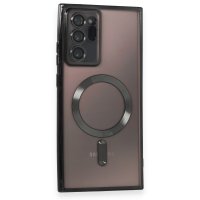 Newface Samsung Galaxy Note 20 Ultra Kılıf Kross Magneticsafe Kapak - Siyah