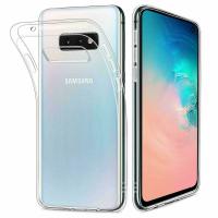 Newface Samsung Galaxy S10E Kılıf Lüx Şeffaf Silikon