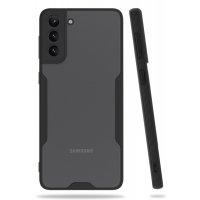 Newface Samsung Galaxy S21 Plus Kılıf Platin Silikon - Siyah