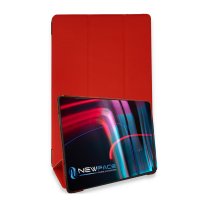 Newface Samsung Galaxy T737 Tab S7 FE 12.4 Kılıf Tablet Smart Kılıf - Kırmızı