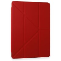 Newface Samsung Galaxy X710 Tab S9 11 Kılıf Kalemlikli Mars Tablet Kılıfı - Kırmızı