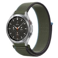 Newface Watch 22mm Hasırlı Cırtcırtlı Kordon - Mavi-Yeşil