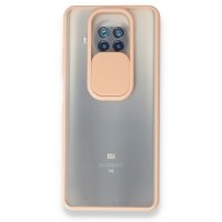 Newface Xiaomi Mi 10T Lite Kılıf Palm Buzlu Kamera Sürgülü Silikon - Pembe