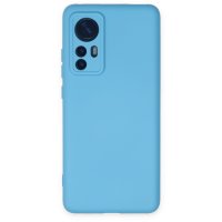 Newface Xiaomi Mi 12 Kılıf Nano içi Kadife Silikon - Mavi