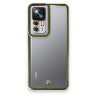 Newface Xiaomi Mi 12T Pro Kılıf Liva Lens Silikon - Yeşil